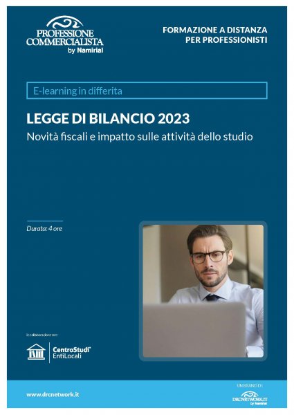 LEGGE DI BILANCIO 2023