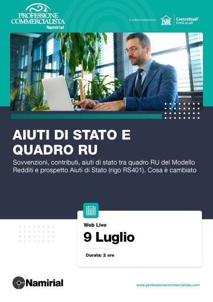 AIUTI DI STATO E QUADRO RU