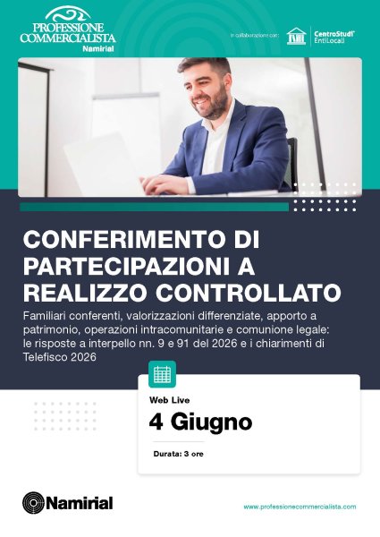 CONFERIMENTO DI PARTECIPAZIONI A REALIZZO CONTROLLATO