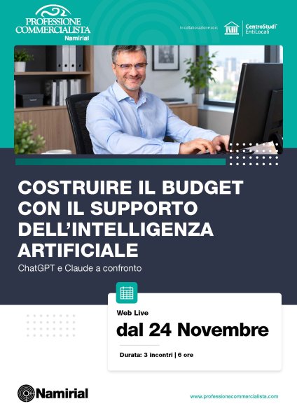 COSTRUIRE IL BUDGET CON IL SUPPORTO DELL’INTELLIGENZA ARTIFICIALE