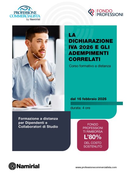 LA DICHIARAZIONE IVA 2026 E GLI ADEMPIMENTI CORRELATI