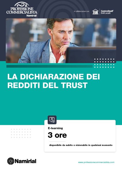 LA DICHIARAZIONE DEI REDDITI DEL TRUST