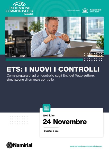 ETS: I NUOVI I CONTROLLI