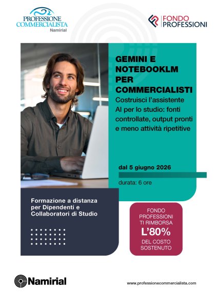GEMINI & NOTEBOOKLM PER COMMERCIALISTI