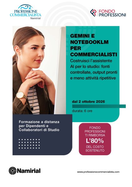 GEMINI & NOTEBOOKLM PER COMMERCIALISTI