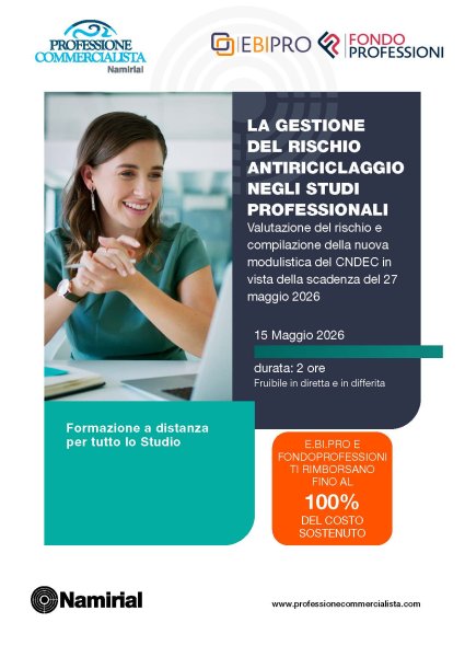 LA GESTIONE DEL RISCHIO ANTIRICICLAGGIO NEGLI STUDI PROFESSIONALI