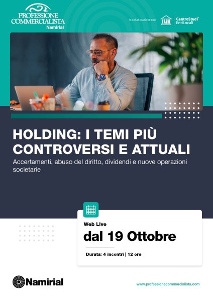 HOLDING: I TEMI PIÙ CONTROVERSI E ATTUALI