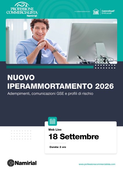 NUOVO IPERAMMORTAMENTO 2026