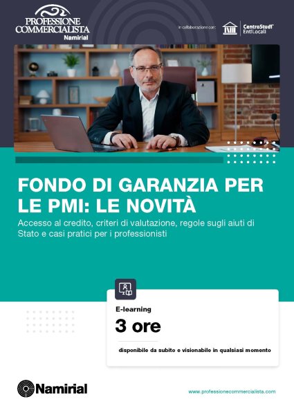 FONDO DI GARANZIA PER LE PMI: LE NOVITA'