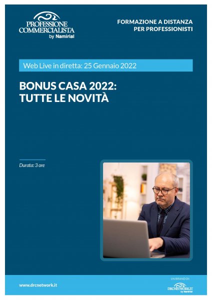 BONUS CASA 2022: TUTTE LE NOVITA’