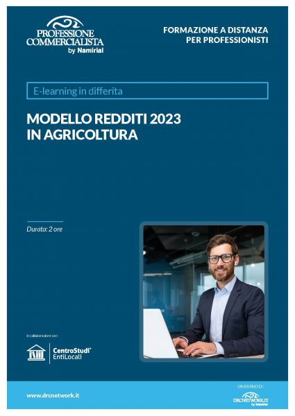 MODELLO REDDITI 2023 IN AGRICOLTURA