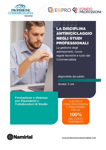 LA DISCIPLINA ANTIRICICLAGGIO NEGLI STUDI PROFESSIONALI
