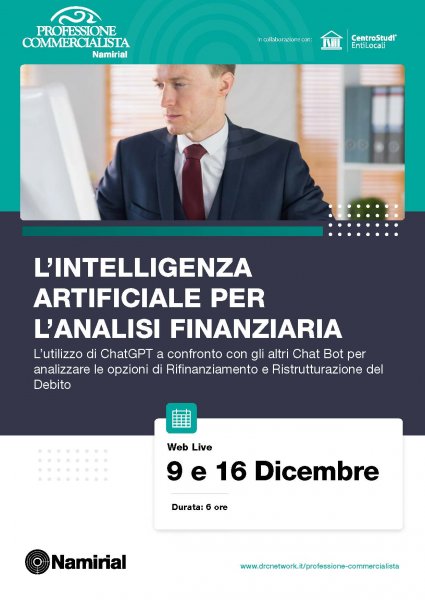 L’INTELLIGENZA ARTIFICIALE PER L'ANALISI FINANZIARIA