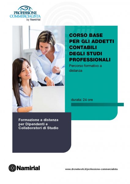 CORSO BASE PER GLI ADDETTI CONTABILI DEGLI STUDI PROFESSIONALI