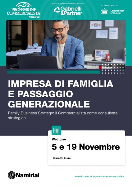 IMPRESA DI FAMIGLIA E PASSAGGIO GENERAZIONALE