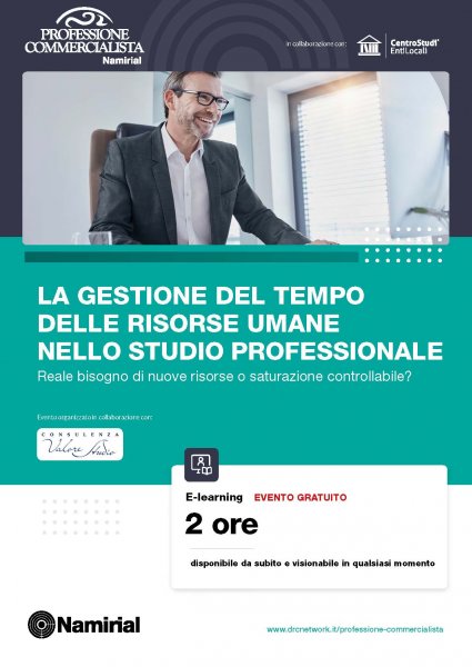 LA GESTIONE DEL TEMPO DELLE RISORSE UMANE NELLO STUDIO PROFESSIONALE