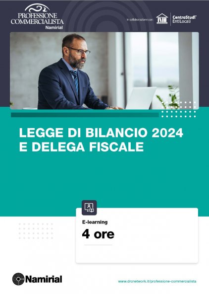 LEGGE DI BILANCIO 2024 E DELEGA FISCALE