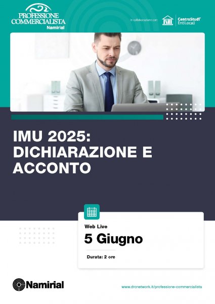 IMU 2025: DICHIARAZIONE E ACCONTO