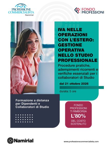 IVA NELLE OPERAZIONI CON L’ESTERO: GESTIONE OPERATIVA NELLO STUDIO PROFESSIONALE