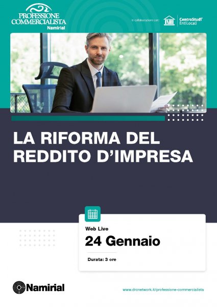 LA RIFORMA DEL REDDITO D’IMPRESA