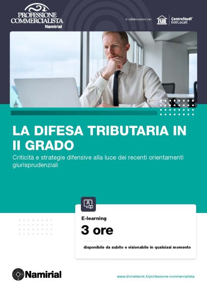 LA DIFESA TRIBUTARIA IN II GRADO