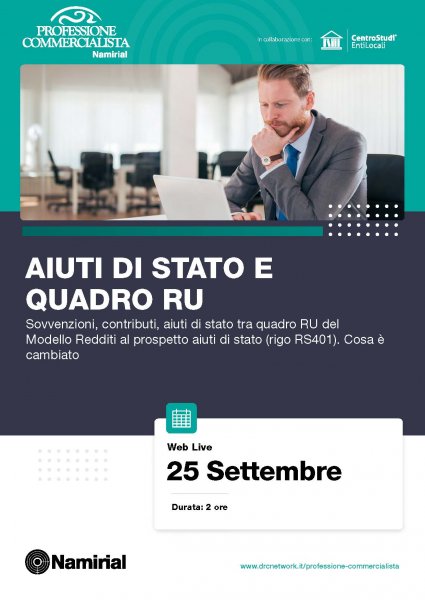 AIUTI DI STATO E QUADRO RU