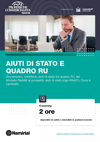 AIUTI DI STATO E QUADRO RU
