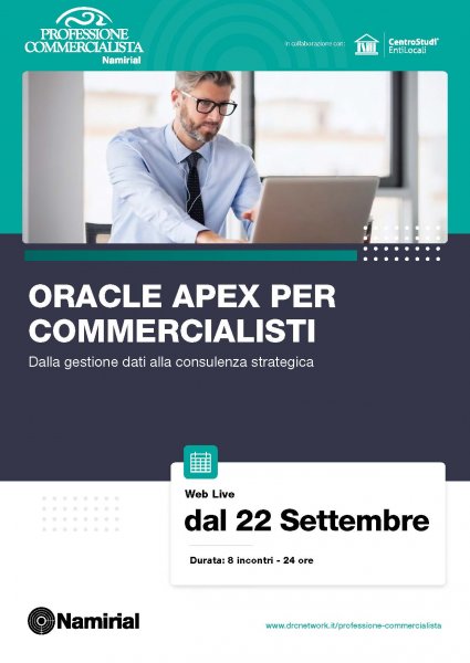 ORACLE APEX PER COMMERCIALISTI