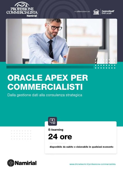 ORACLE APEX PER COMMERCIALISTI