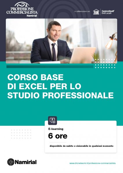 CORSO BASE DI EXCEL PER LO STUDIO PROFESSIONALE