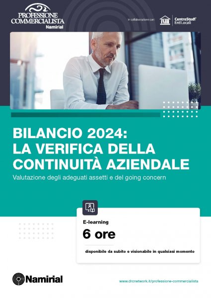 BILANCIO 2024: LA VERIFICA DELLA CONTINUITA’ AZIENDALE