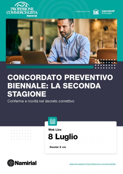 CONCORDATO PREVENTIVO BIENNALE: LA SECONDA STAGIONE