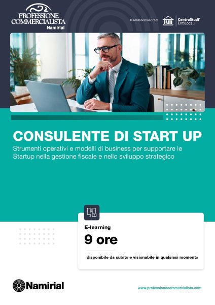 CONSULENTE DI START UP