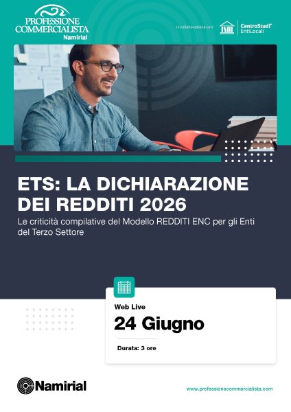 ETS: LA DICHIARAZIONE DEI REDDITI 2026