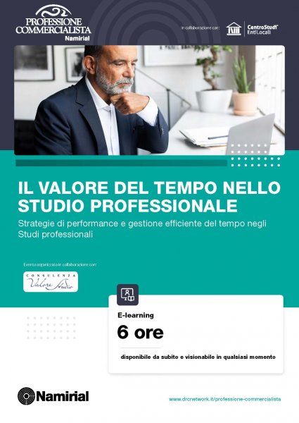IL VALORE DEL TEMPO NELLO STUDIO PROFESSIONALE