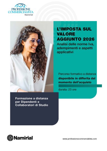 L’IMPOSTA SUL VALORE AGGIUNTO 2026