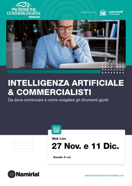 INTELLIGENZA ARTIFICIALE & COMMERCIALISTI