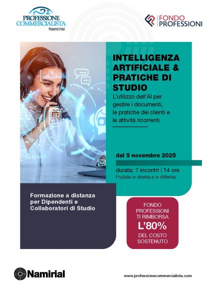 INTELLIGENZA ARTIFICIALE & PRATICHE DI STUDIO