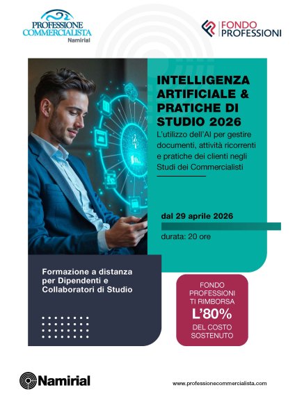 INTELLIGENZA ARTIFICIALE & PRATICHE DI STUDIO 2026