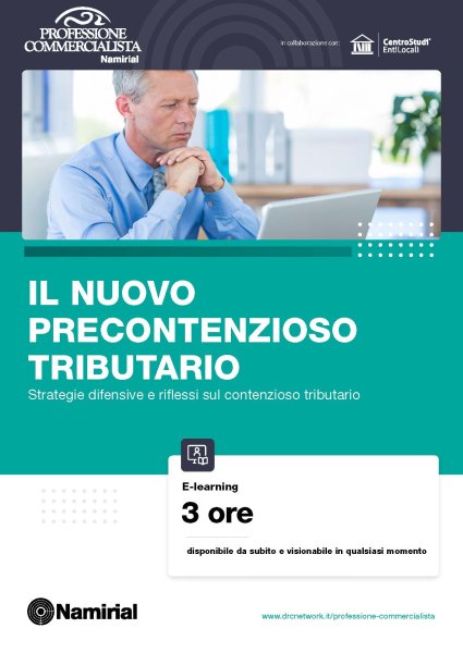 IL NUOVO PRECONTENZIOSO TRIBUTARIO