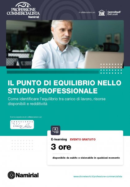 IL PUNTO DI EQUILIBRIO NELLO STUDIO PROFESSIONALE