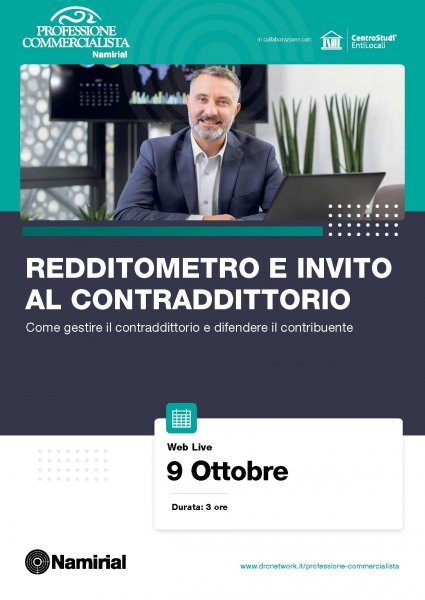 REDDITOMETRO E INVITO AL CONTRADDITTORIO