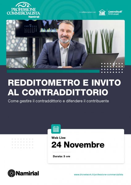 REDDITOMETRO E INVITO AL CONTRADDITTORIO