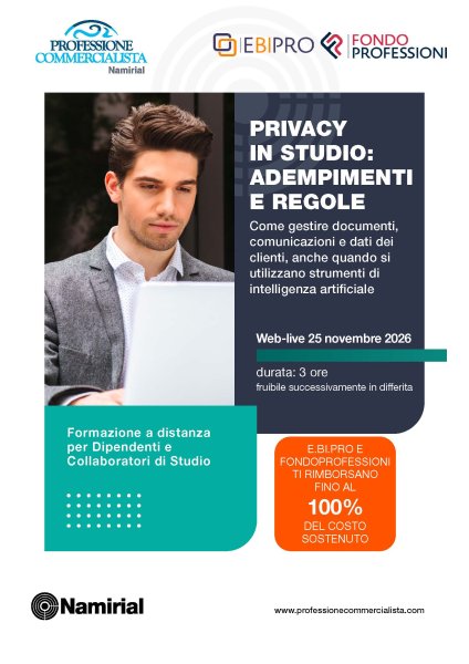 PRIVACY IN STUDIO: ADEMPIMENTI E REGOLE