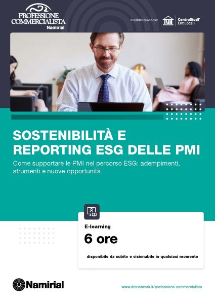 SOSTENIBILITA’ E REPORTING ESG DELLE PMI