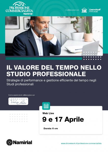 IL VALORE DEL TEMPO NELLO STUDIO PROFESSIONALE