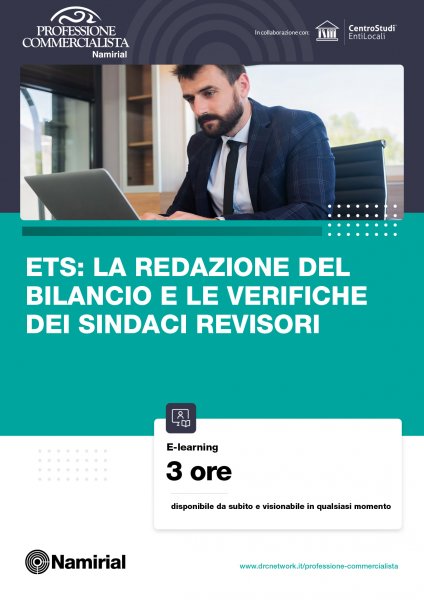 ETS: LA REDAZIONE DEL BILANCIO E LE VERIFICHE DEI SINDACI REVISORI - I INCONTRO