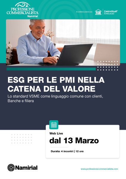 ESG PER LE PMI NELLA CATENA DEL VALORE